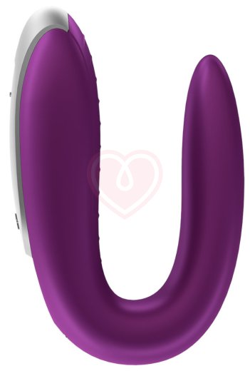 Парный вибратор Satisfyer Double Fun с управлением от приложения или пульта фиолетовый фото 6