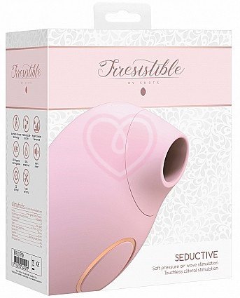 Бесконтактный клиторальный стимулятор Irresistible Seductive розовый фото 2