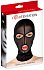 Сетчатая маска Fetish Tentation с отверстиями для глаз и рта чёрная фото 2