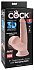 Фаллоимитатор с увеличенной мошонкой King Cock Plus 6 Triple Density 19,5 см фото 2