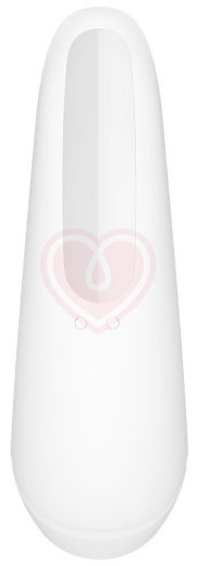 Вакуумный стимулятор с приложением Satisfyer Curvy 1+ белый фото 3