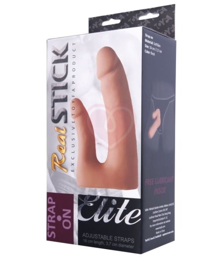 Насадка-фаллоимитатор для двойного проникновения ToyFa SoftSkin фото 2