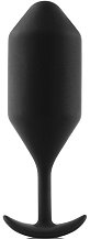Утяжелённая анальная пробка для ношения b-Vibe Snug Plug 5 большая чёрная