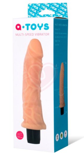 Вибратор реалистичный с рельефным стволом ToyFa A-Toys 17 см фото 2
