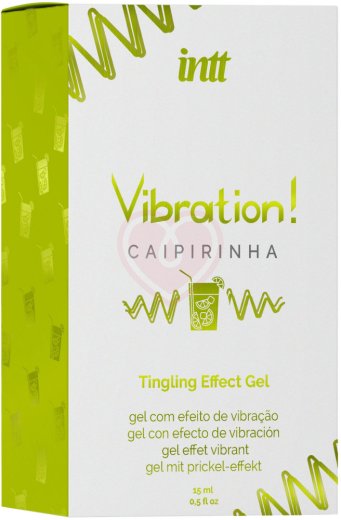 Стимулирующий гель со вкусом коктейля Кайпиринья Intt Vibration! Caipirinha 15 мл фото 2