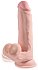 Фаллоимитатор с увеличенной мошонкой King Cock Plus 9 Triple Density 26 см фото 2