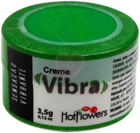 Возбуждающий крем Vibra с эффектом вибрации 3,5 г фото 1