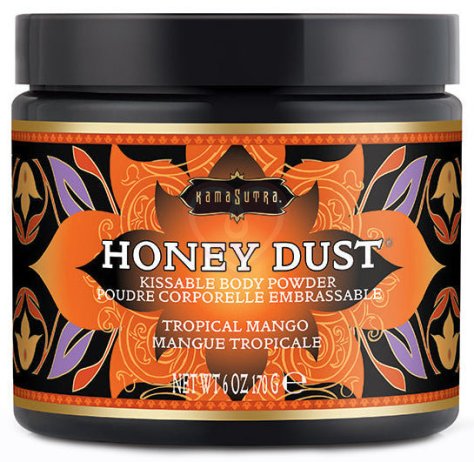 Ароматная пудра для тела KamaSutra Honey Dust Tropical Mango Манго 170 г фото 1