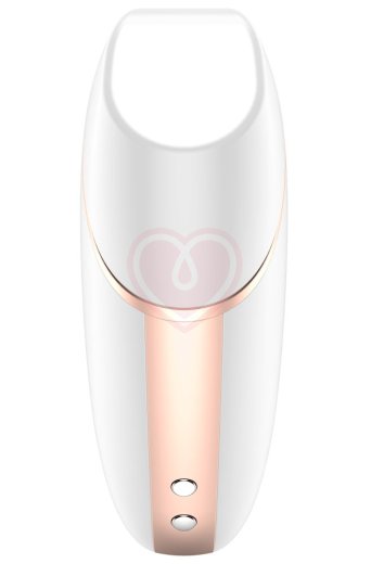 Вакуумный стимулятор с приложением Satisfyer Love Triangle белый фото 4