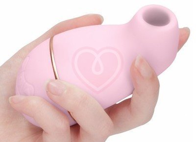 Бесконтактный клиторальный стимулятор Irresistible Kissable розовый фото 4