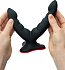 Двойной фаллоимитатор Fun Factory Ryde Grinding Double Dildo черный фото 6