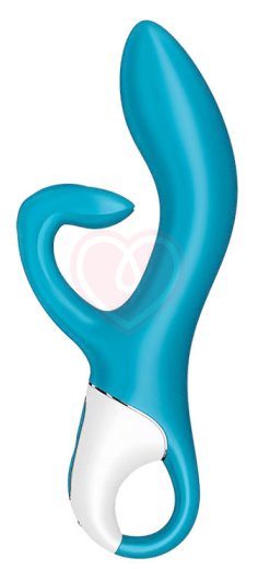 Вибратор Satisfyer Embrace Me с тройным клиторальным стимулятором бирюзовый фото 3