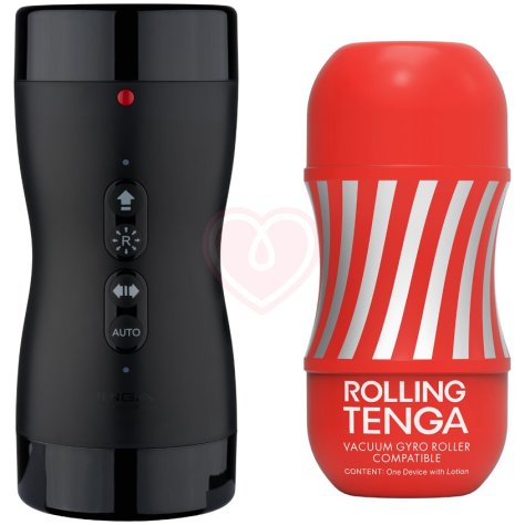Набор Tenga Vacuum Gyro Roller мастурбатор и устройство для вращения фото 1