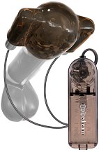 Вибратор для головки члена Dual Vibrating Head Teaser с пультом
