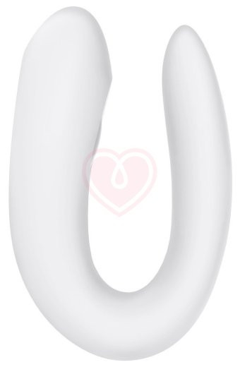 Вибратор для пар с управлением от приложения Satisfyer Double Joy белый фото 5