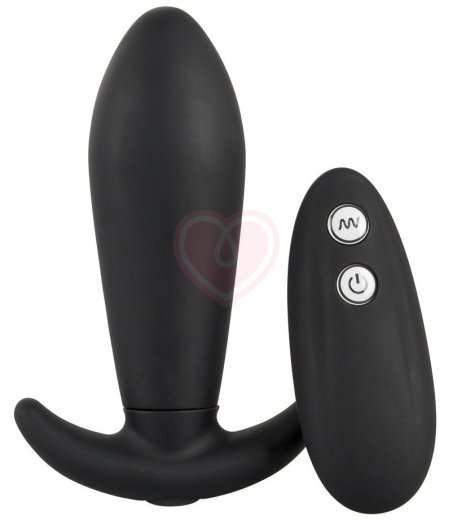 Анальная вибропробка с пультом управления Vibro Plug фото 1