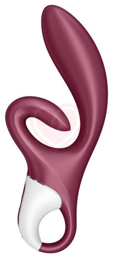 Вибратор с двойным клиторальным стимулятором Satisfyer Touch Me бордовый фото 2