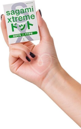 Утончённые рельефные презервативы Sagami Xtreme Type-E 1 шт фото 3