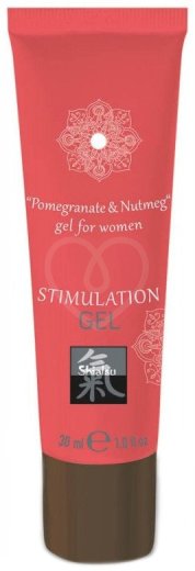 Возбуждающий гель для женщин Shiatsu Stimulation Gel Грант и мускатный орех 30 мл фото 1