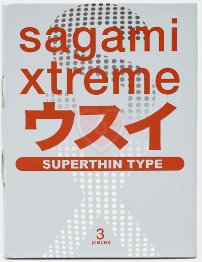 Ультратонкие презервативы Sagami Xtreme Superthin 004 3 шт фото 2