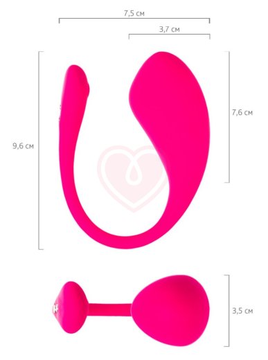 Виброяйцо с управлением от приложения Lovense Lush 3 фото 4