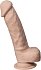 Реалистичный фаллоимитатор на присоске Silexd Model 1 Real Skin телесный 18 см фото 1