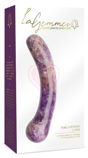 Изогнутый фаллоимитатор из аметиста La Gemmes G Curve Amethist фото 2