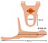 Полый фаллоимитатор на ремешках Strap-on Silicone Sleeve фото 5