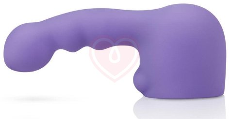 Утяжелённая насадка для массажёра Le Wand Petite Ripple фиолетовый фото 1