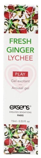 Охлаждающий гель Exsens Fresh Ginger Lychee личи и имбирь 15 мл фото 2