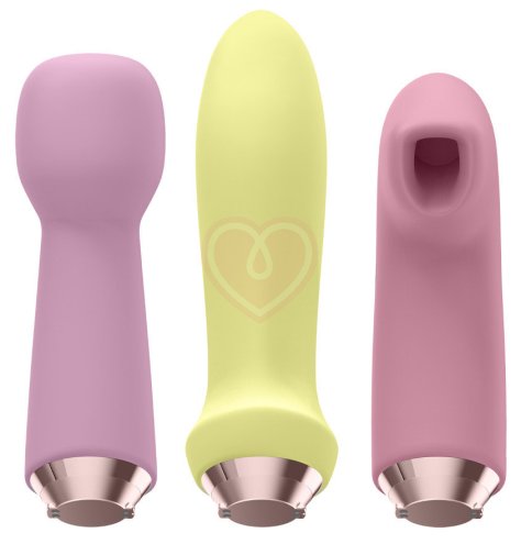 Набор Satisfyer Marvelous Four с 4 насадками для разной стимуляции фото 2