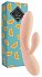 Вибратор с клиторальным стимулятором Lea Rabbit Vibrator Citrus персиковый фото 2