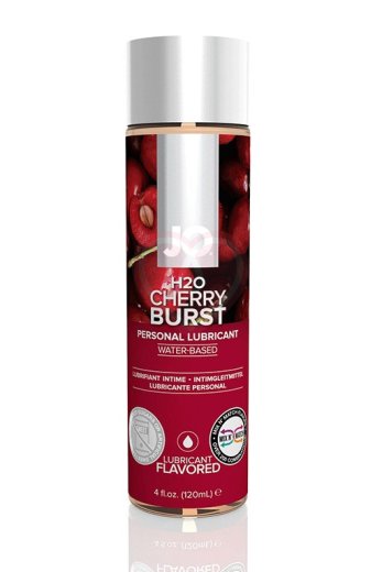 Съедобный лубрикант System JO H2O Flavored Cherry Burst с ароматом Вишня 120 мл фото 1