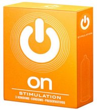 Презервативы с пупырышками On Stimulation 3 шт
