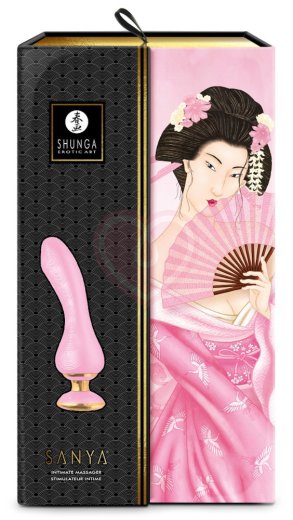 Вибратор Shunga SANYA нежно-розовый фото 2
