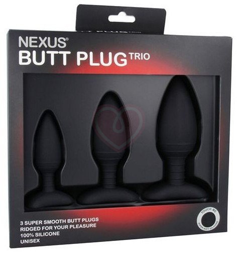 Набор анальных пробок Nexus Butt Plug Trio фото 2