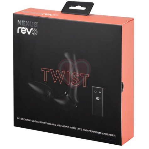 Двухсторонний анальный вибростимулятор Nexus Revo Twist с пультом фото 5