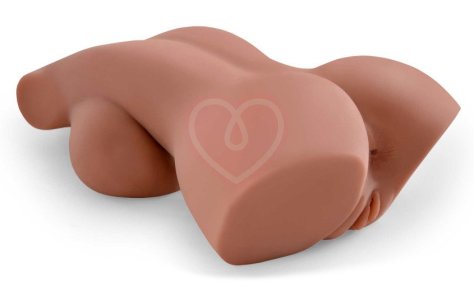Мастурбатор-торс с грудью, вагиной и попкой PDX Plus Perfect 10 Torso Tan мулатка фото 3