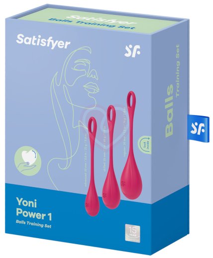 Набор из 3 вагинальных шариков Satisfyer Yoni Power 1 розовый фото 2
