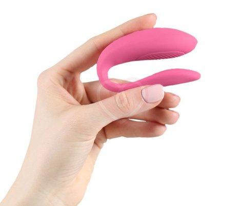 Вибратор для пар We-Vibe Sync Lite с управлением от приложения розовый фото 4
