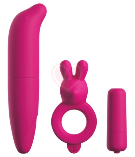 Набор для пар из 3 игрушек Classix Couples Vibrating Starter Kit фото 1