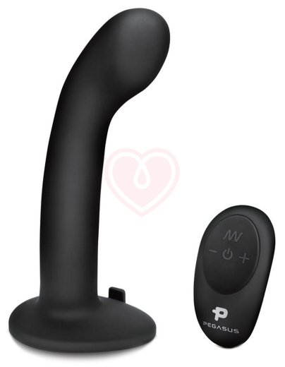 Вибрострапон с изгибом и пультом Pegasus G-Spot P-Spot чёрный фото 2