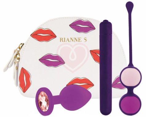 Набор из 3 игрушек Rianne S First Vibe Kit с косметичкой для хранения фото 1