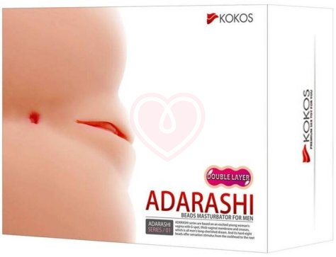 Мастурбатор торс Kokos Adarashi 1 с двойным слоем фото 9
