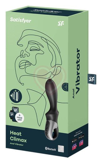 Вибратор-унисекс Satisfyer Heat Climax с функцией нагрева и приложением фото 4