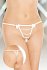 Стринги открытые с бусинами Soft Line Collection белые O/S фото 1