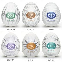 Набор мастурбаторов в форме яйца Tenga Eggs Set New Edition 6 шт