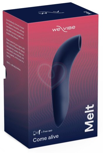 Вакуумный стимулятор для пар We-Vibe Melt синий фото 2