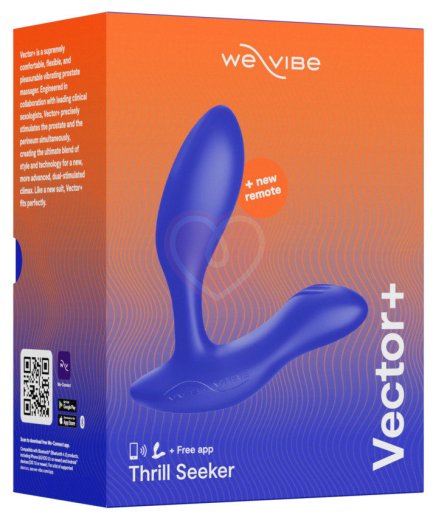 Вибростимулятор для простаты We-Vibe Vector+ синий фото 2