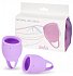 Набор из 2 менструальных чаш Lola Natural Wellness Orchid нежно-сиреневый фото 4